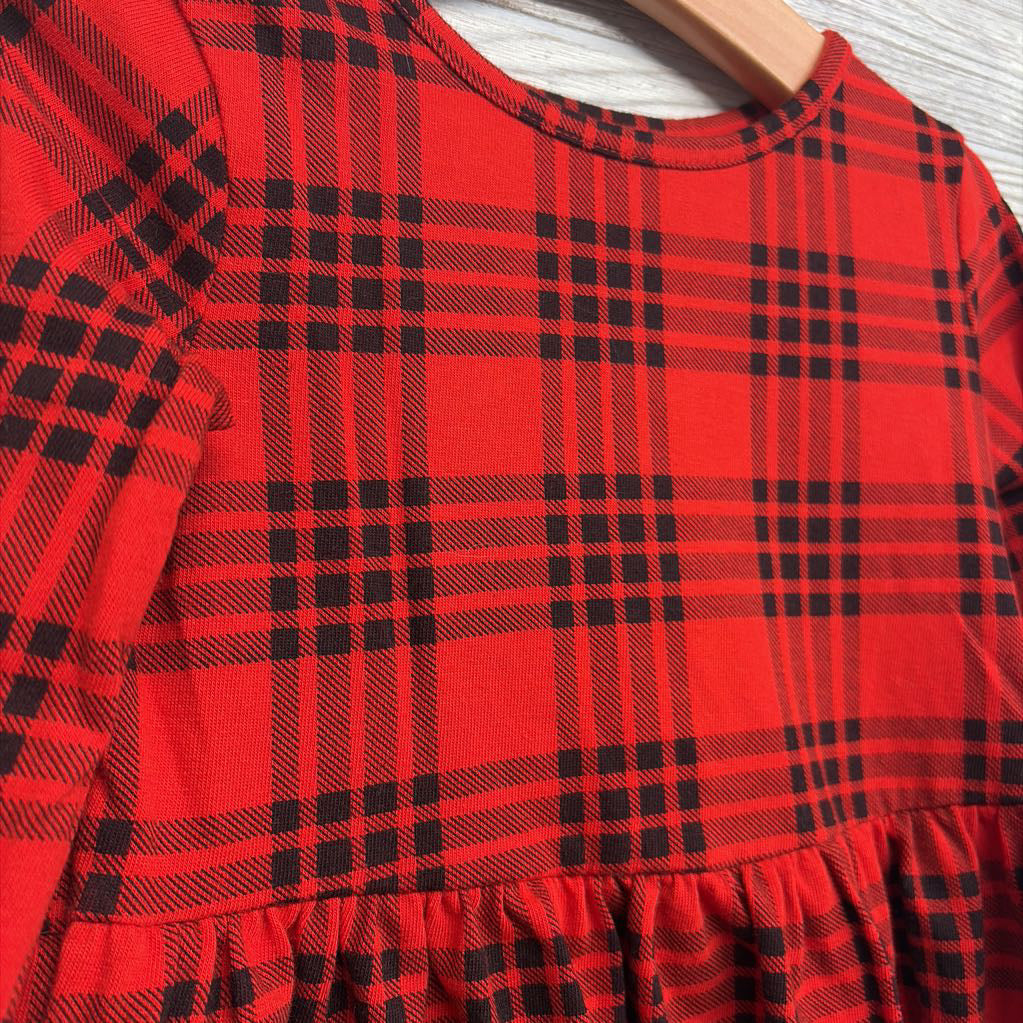 LS Plaid Dress 5T