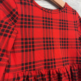 LS Plaid Dress 5T