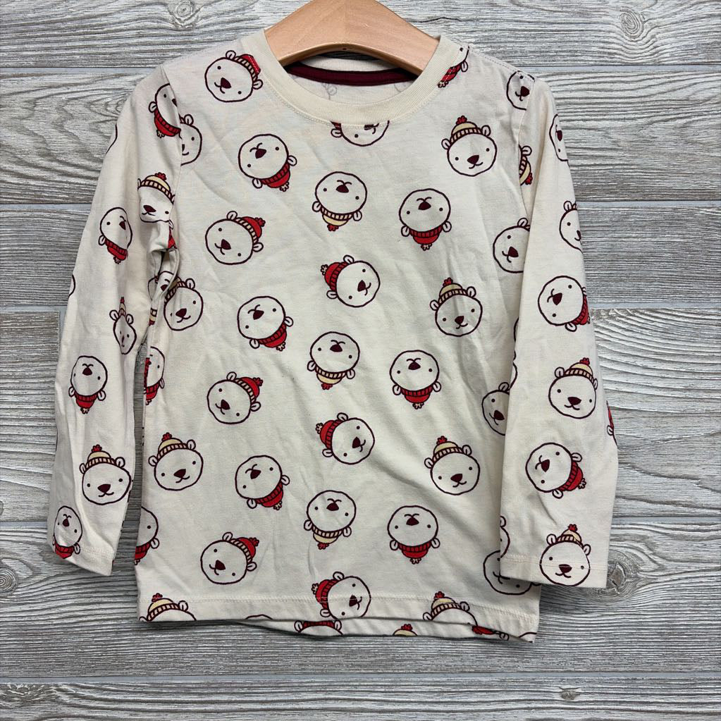 LS Shirt Polar Bears 4T