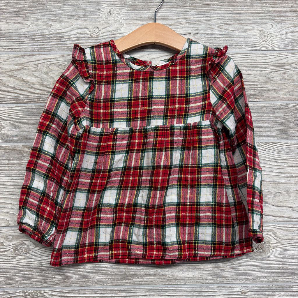 LS Plaid Shirt 4T