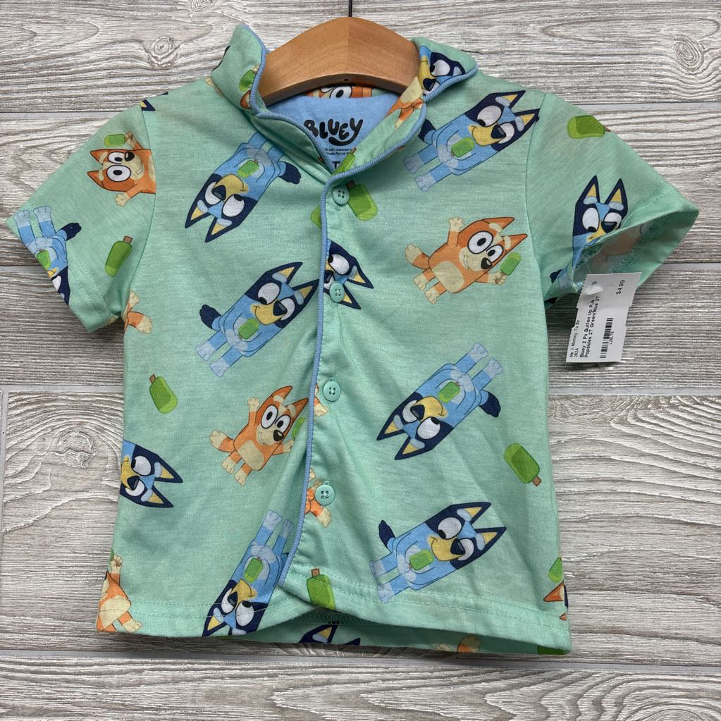 2 Pc Button Up PJs Popsicles 2T