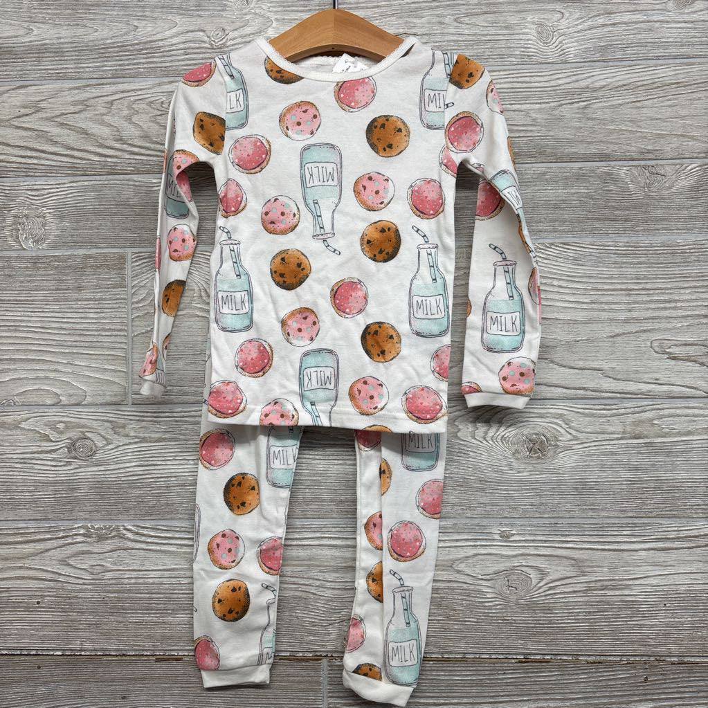 2 Pc LS PJs Cookies Milk 3T