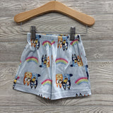 2 Pc Button Up PJs Rainbows 2T