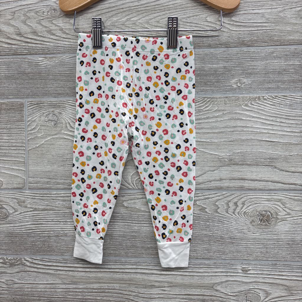 2 Pc Bamboo PJs Animal Print 12M