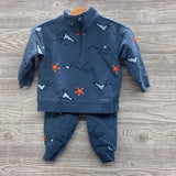 1/4 Zip Pullover & French Terry Joggers Mountains Suns 12M