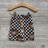 2 Pc Bamboo PJs Checker Baseball 2-3T