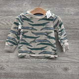 LS Shirt Alligators & French Terry Joggers 18M