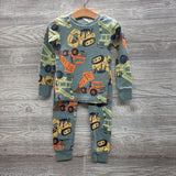 2 Pc LS PJs Construction Vehicles 4T