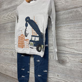 2 Pc LS PJs Crane Construction Vehicles 4T