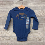 NEW LS Bodysuit Dad's #1 Pick 12-18M