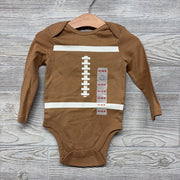 NEW LS Bodysuit Football 12-18M