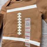 NEW LS Bodysuit Football 12-18M