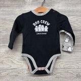 NEW 2 Pk LS Waffle Knit Bodysuits Boo Crew Ghosts 6-9M