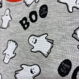 NEW 2 Pk LS Waffle Knit Bodysuits Boo Crew Ghosts 6-9M