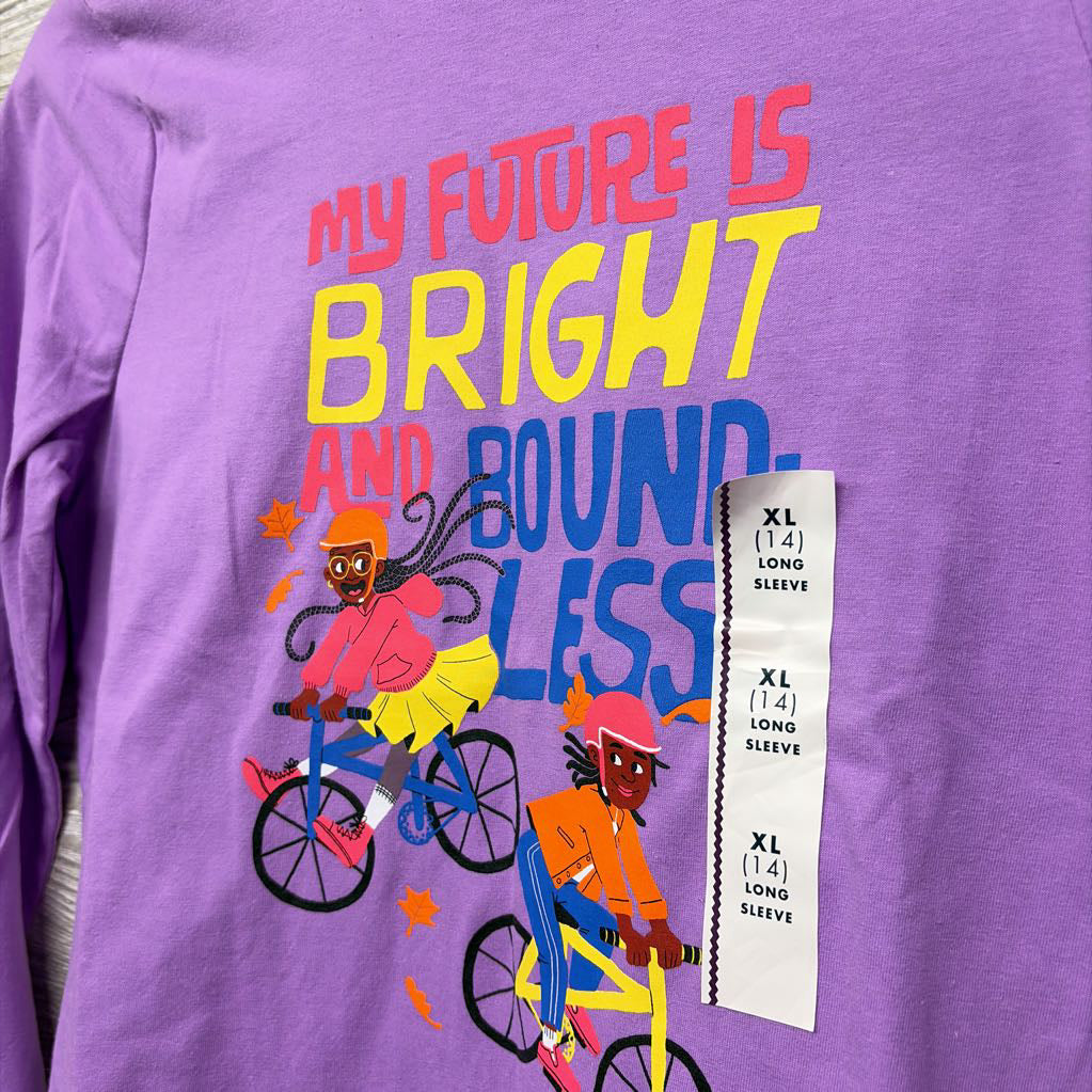 NEW LS Shirt My Future Is Bright And Boundless 14