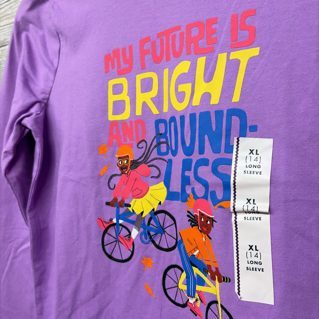 NEW LS Shirt My Future Is Bright And Boundless 14