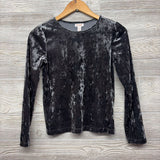 LS Crushed Velvet Shirt 10-12