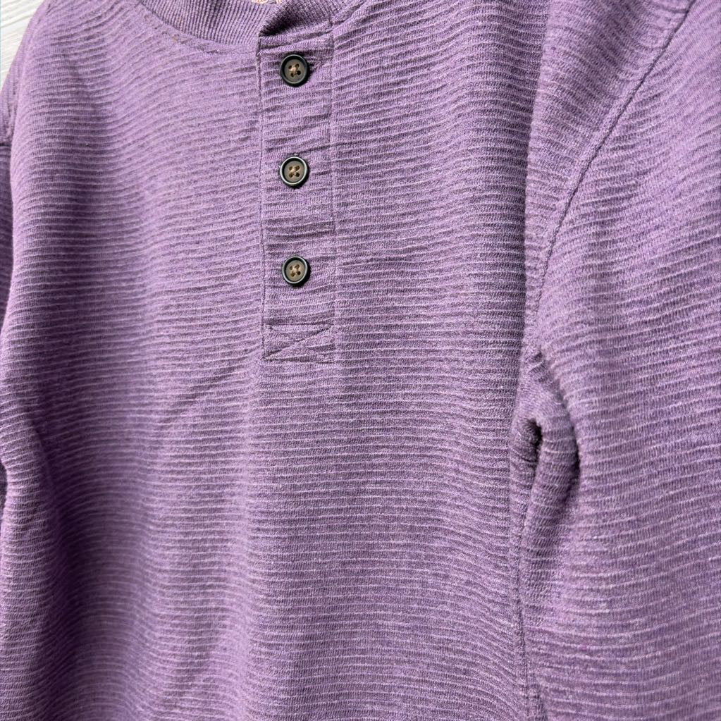 LS Ribbed Henley Shirt 6-7