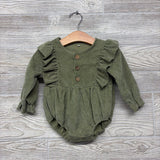 Corduroy Ruffle Bodysuit 18M