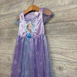 PJ Gown Elsa Snowflakes 3T