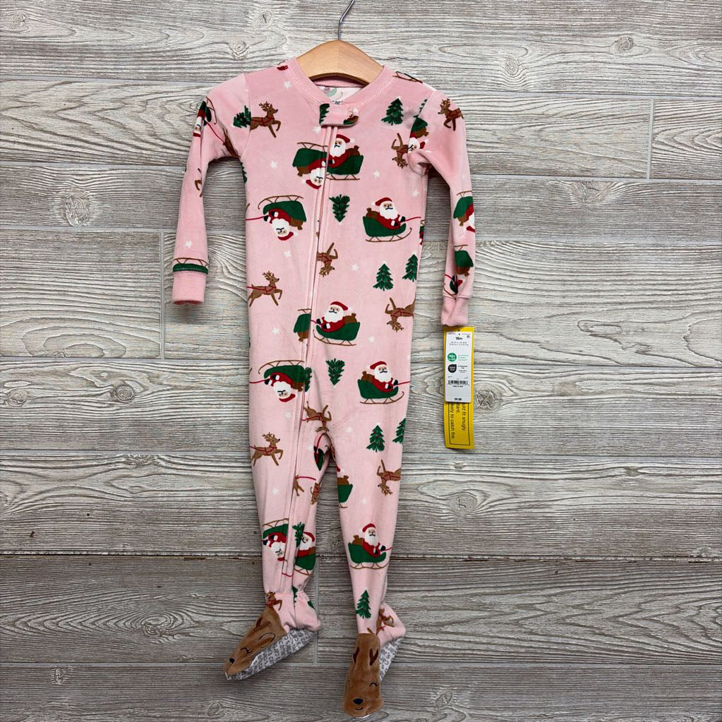 NEW Plush Sleeper Santa 18M