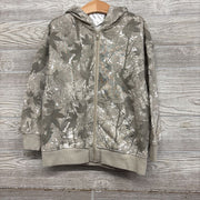 Camo Oversized Full Zip Hoodie 6-7