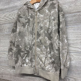 Camo Oversized Full Zip Hoodie 6-7