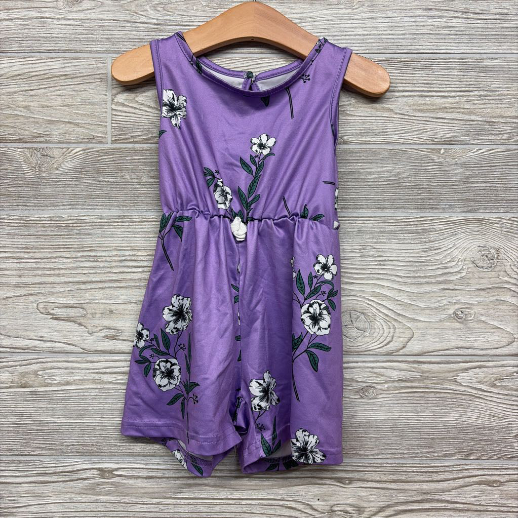 Romper Flowers 3-4y
