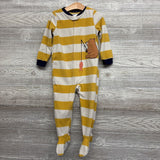 Blanket Sleeper Stripes Bear Fishing 3T