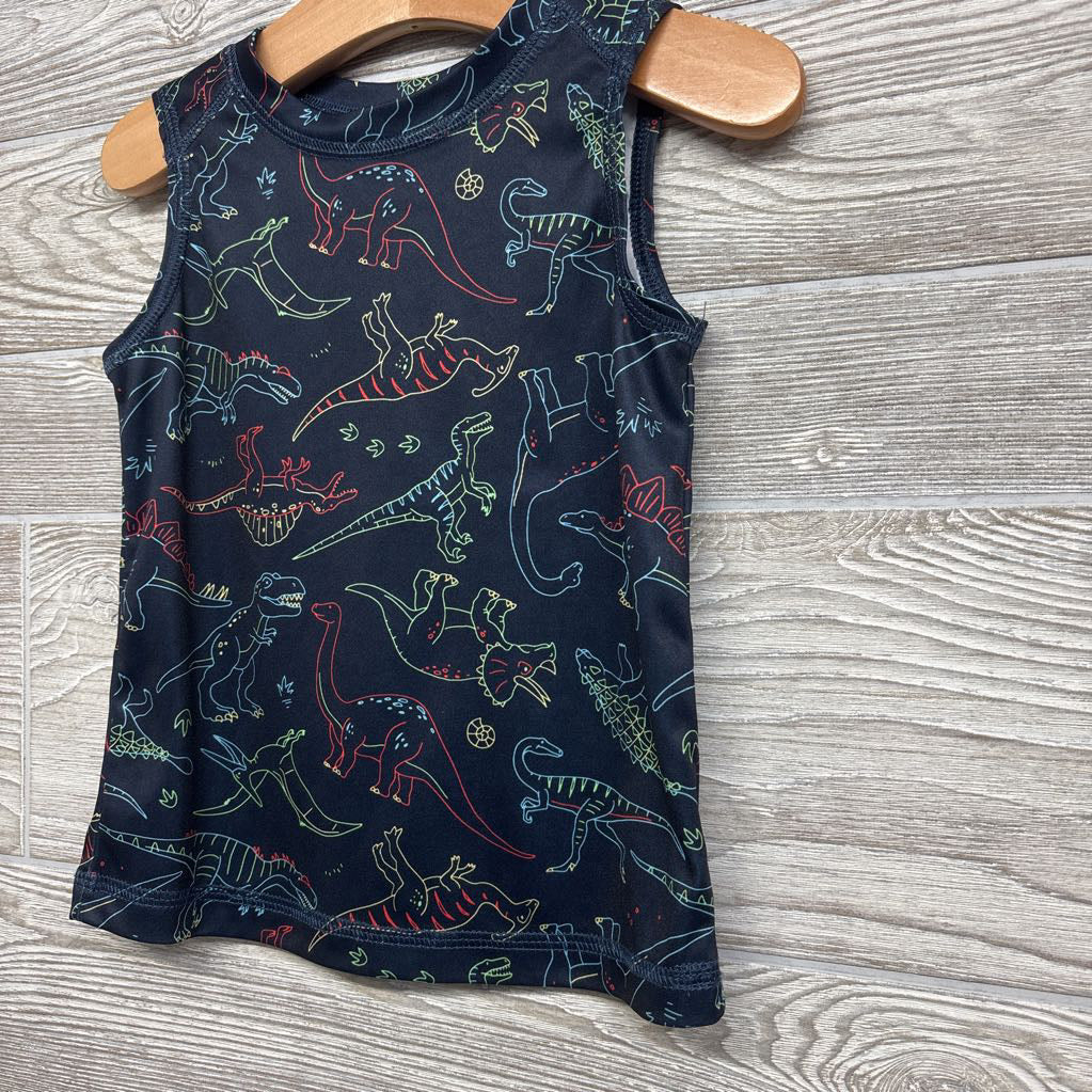 Active Tank Top Dinosaurs 2T