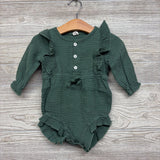 Muslin Ruffle Bodysuit 12-18M