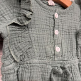 Muslin Ruffle Bodysuit 12-18M