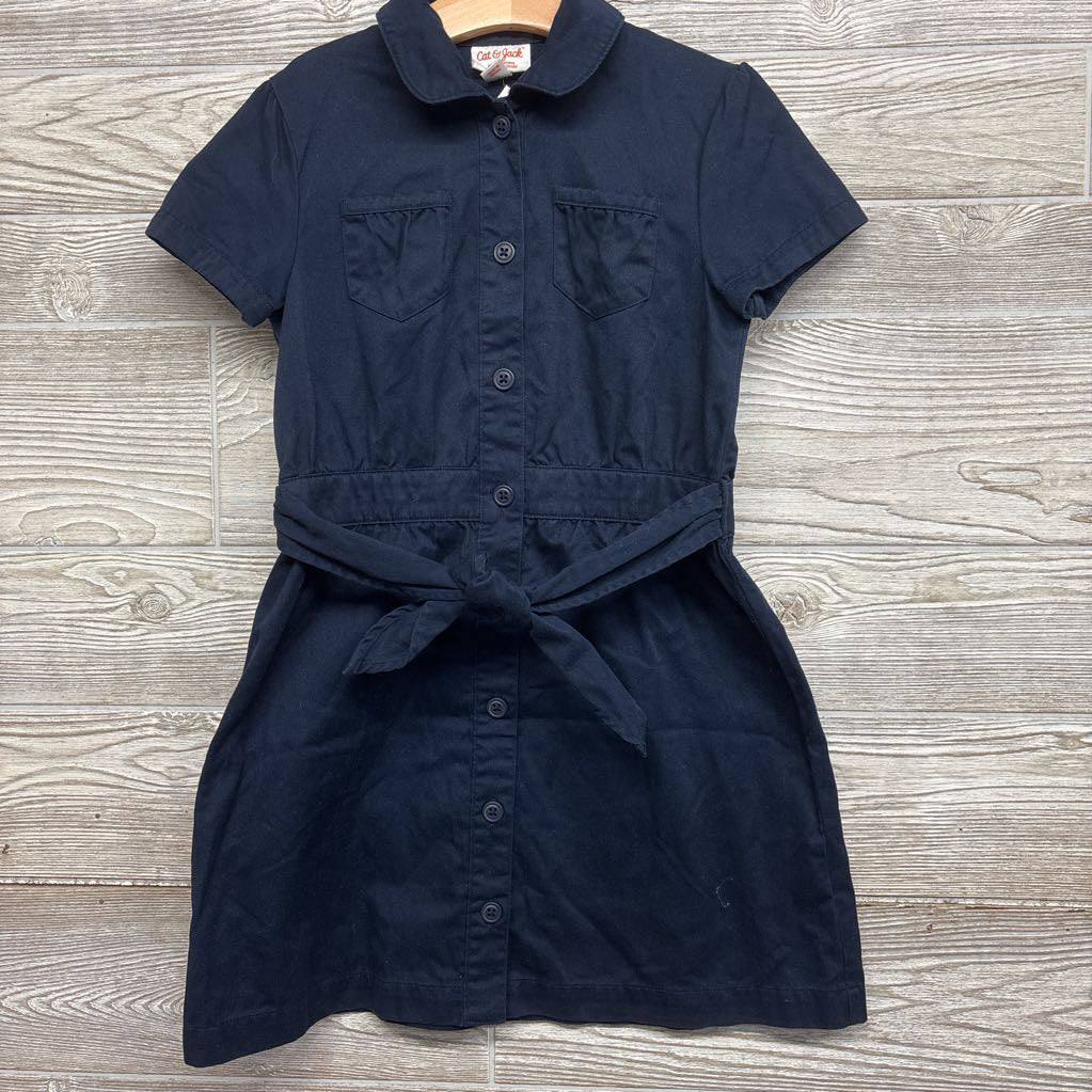 Button Up Uniform Dress 8