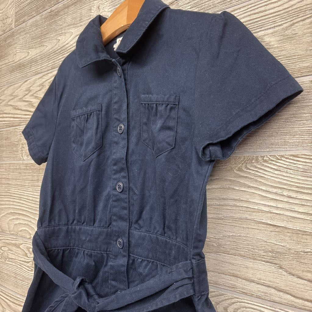 Button Up Uniform Dress 8