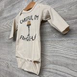 LS Bodysuit Careful, I'm Fra-Gee-Lay 6-12M