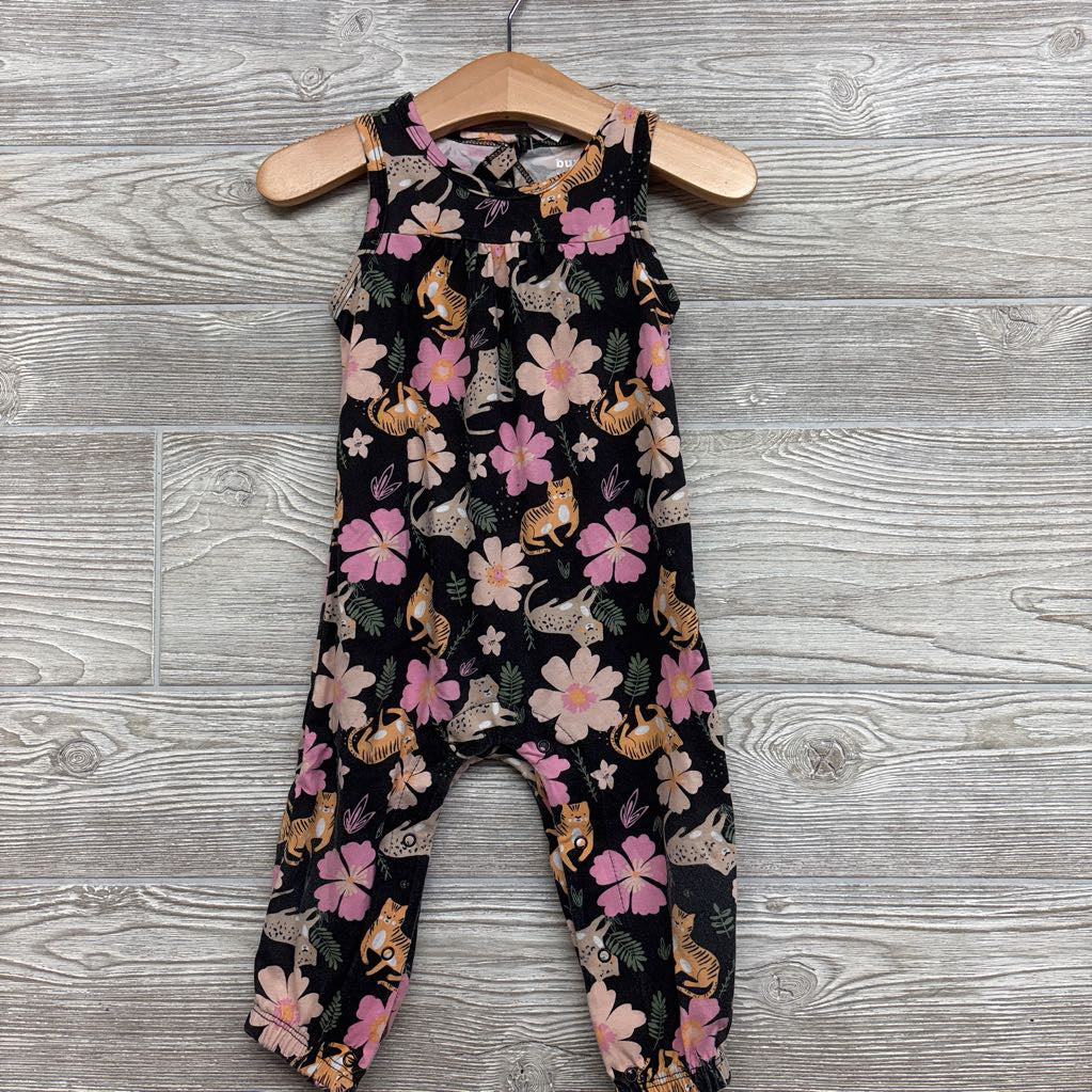 Tank Outfit Leopards Flowers 9-12M