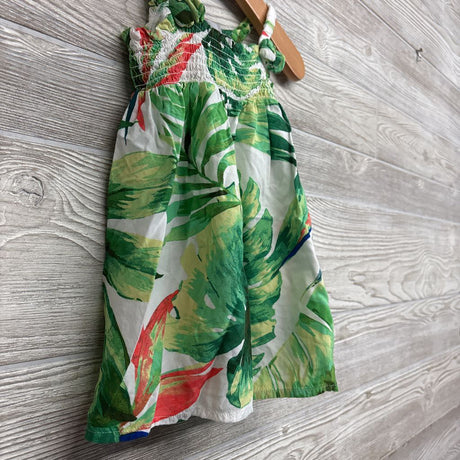 Tank Smocked Dress Leaves 9-12M