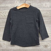 LS Ribbed Shirt Chest Pocket 2T