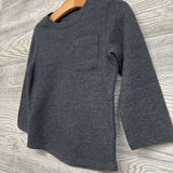 LS Ribbed Shirt Chest Pocket 2T