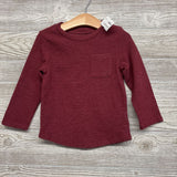 LS Ribbed Shirt Chest Pocket 2T