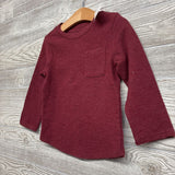 LS Ribbed Shirt Chest Pocket 2T