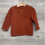 LS Henley Shirt Chest Pocket 18M