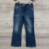 70's Flare High Rise Jeans Frayed 6