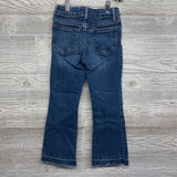 70's Flare High Rise Jeans Frayed 6