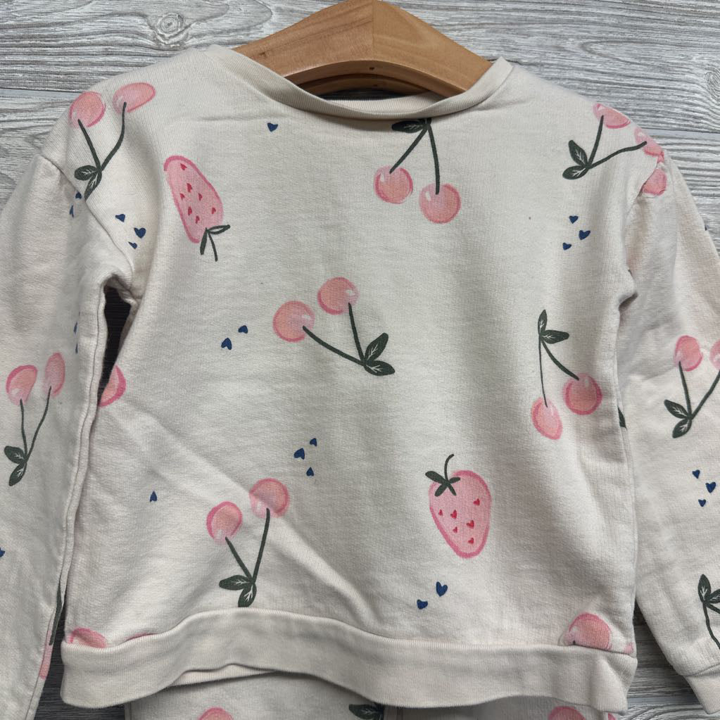 Crewneck & French Terry Joggers Cherries Strawberries 5T