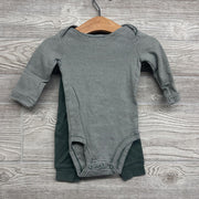 Full Zip Fleece Hoodie Dinosaurs, LS Bodysuit Stripes & Pants 6M