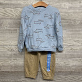Crewneck Weiner Dogs & French Terry Joggers 4T