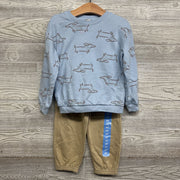 Crewneck Weiner Dogs & French Terry Joggers 4T
