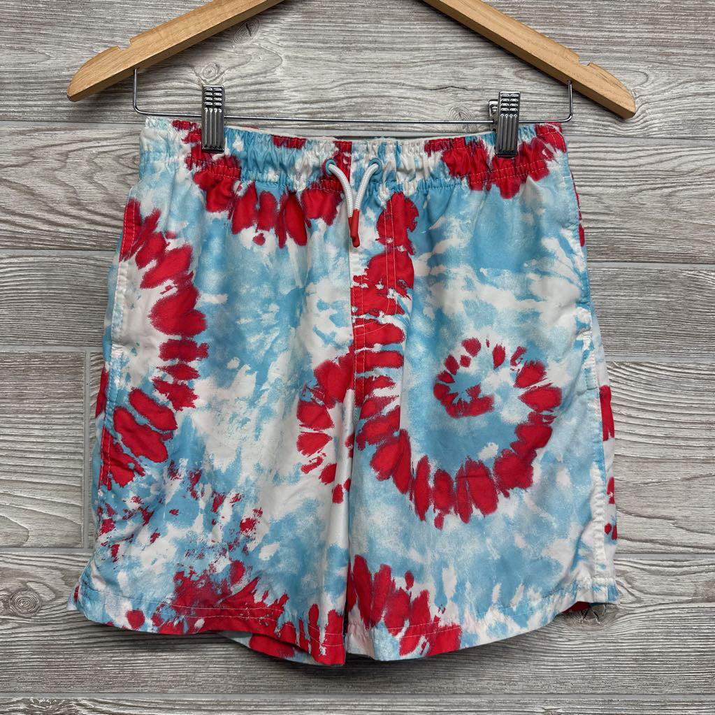 Drawstring Swim Trunks Tie Dye 14