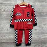LS Shirt Racing #2 & Joggers Checker 3T